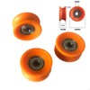 Preamer 5pcs 6x30x13mm U Groove Nylon Guide Roller Bearing Roller