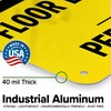 Caution Floor Load Capacity Lbs Per Square Foot OSHA Sign,