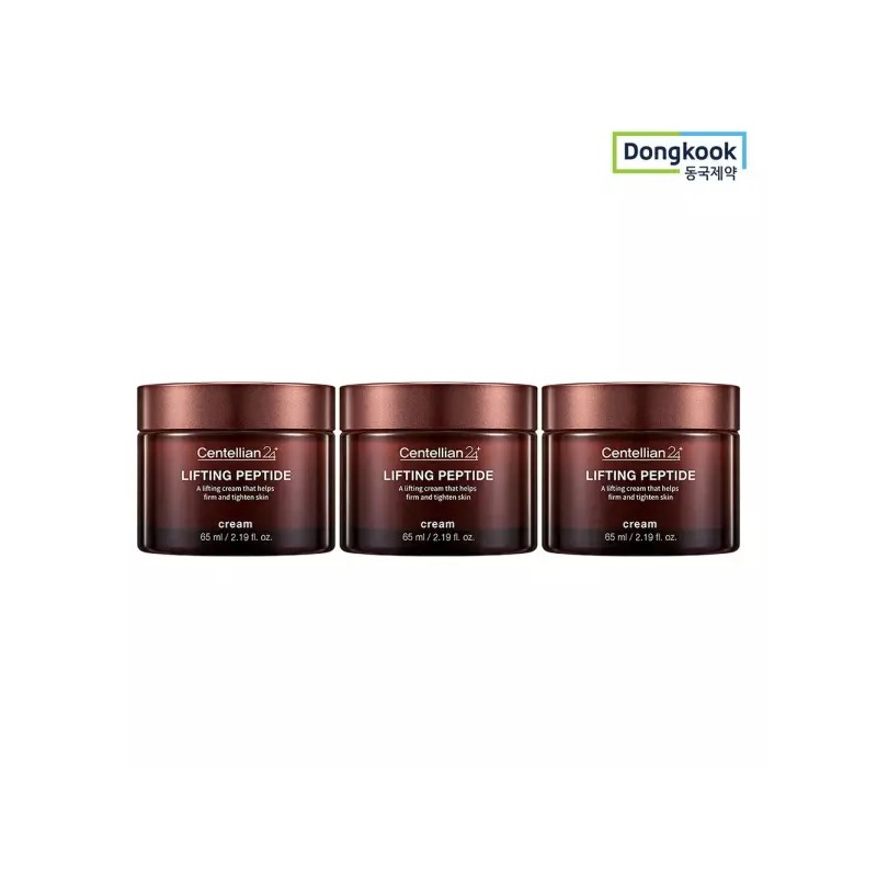 Centellian24 리프팅 펩타이드 크림 65ml 3개 집중리프팅 밀착크림 코어탄력케어 미백
