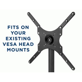 Mount-It! VESA Mount Adapter Kit | TV Wall Mount Bracket Adapter Converts 200x200 mm Patterns to 300x300 and 400x400 mm | Fits Most 32 Inch to 55 Inch TVs | Hardware Included