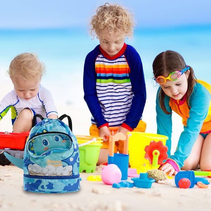 AffeGifts Drawstring Bag Kids Swimming Bag, Waterproof Swim Bag Drawstring