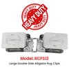 ANDUSTRIAL - Large Double-Sided Alligator Rug Clips for Extending Or