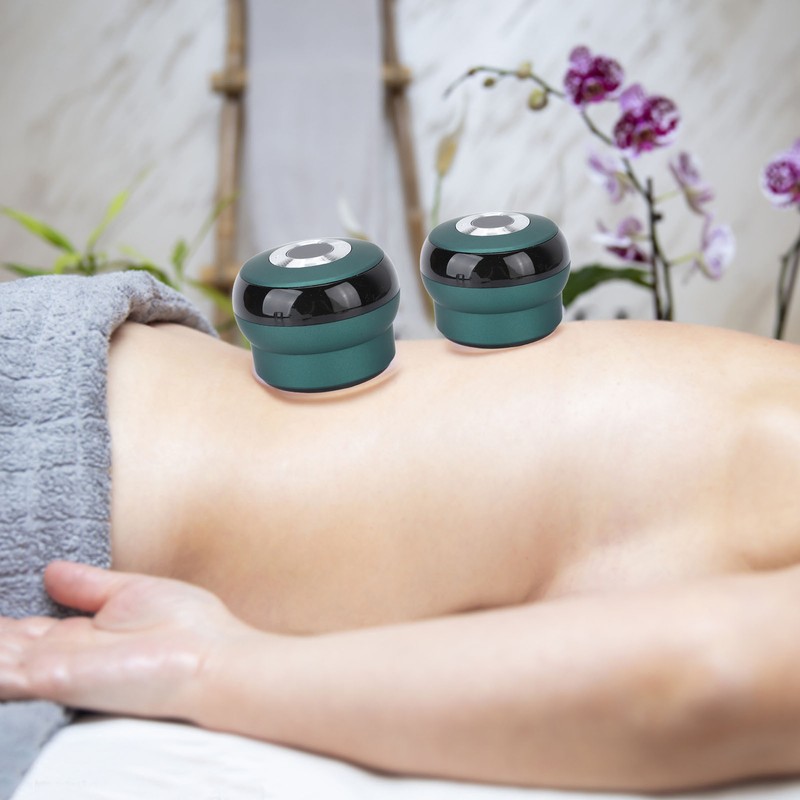 Electric Cupping Massager Negative Pressure Large Suction Heating Gua Sha