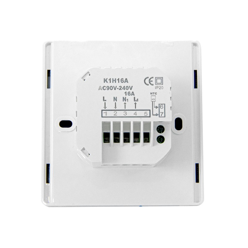 Temperature Controller LCD Backlight Display Week Time Indoor Temperature Display