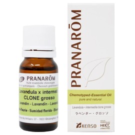 Pranalom Lavender Grosso 0.3 fl oz (10 ml) PRANAROM Chemo Type Essential Oil)