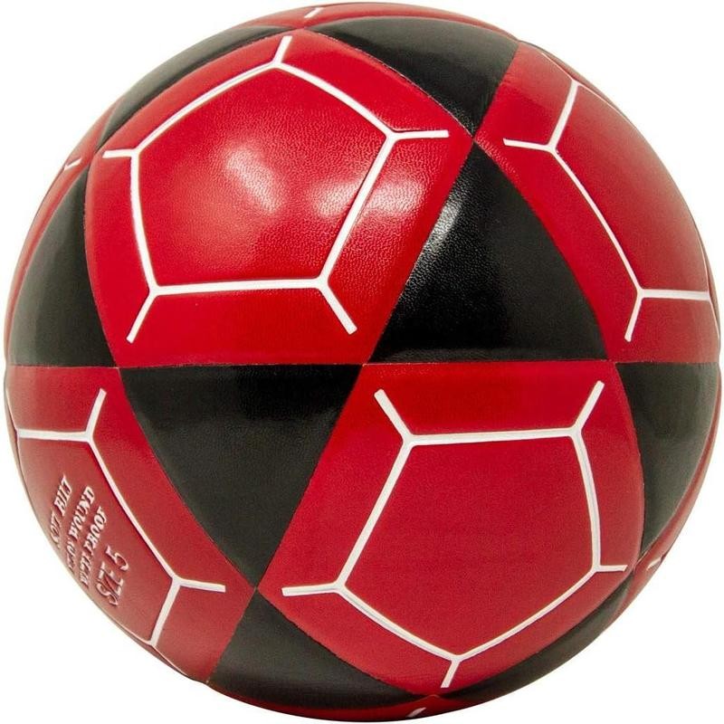 FT5A Goal Master Football Balls | Volley Ball [Outdoorfun]:_Black/Red_Size 5