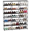 SMILHELTD Large Shoe Rack 3 Row 8 Tier 40-60 Pairs
