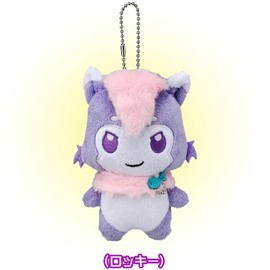 Miracle Chinz! Rhythms Mascot Keychain Locky, Total Length: Approx. 4.7 inches (12 cm)
