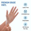 RAP Gloves Clear Vinyl Disposable Examination Gloves Latex-Free Powder-Free Examination