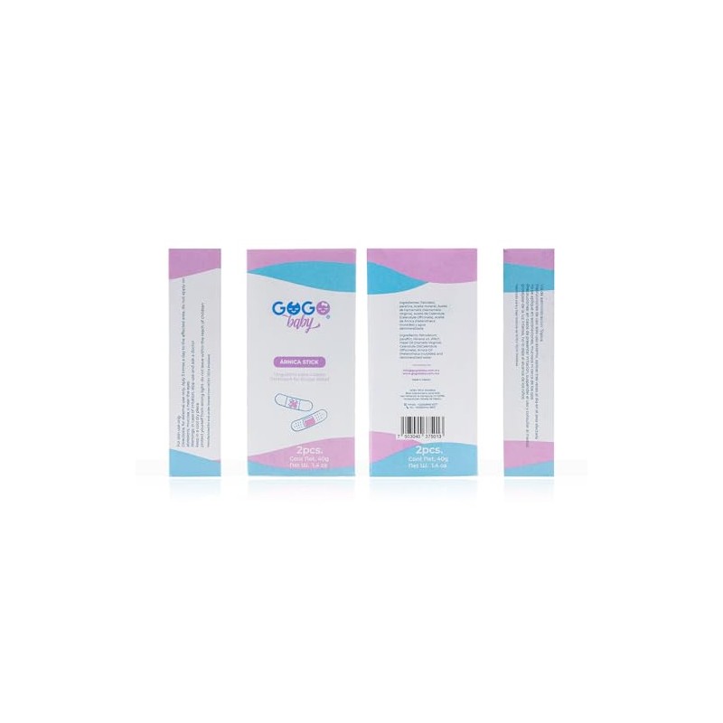 Gogo Baby Arnica Stick Pack 20g Pieza Aceites Naturales Uso