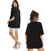 Womens Oversized T Shirts Short Sleeve Summer Tops Crewneck Casual