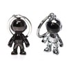 Cirsaeur 2 Piece Key Chain, Astronaut Key Ring, Metal Fittings,