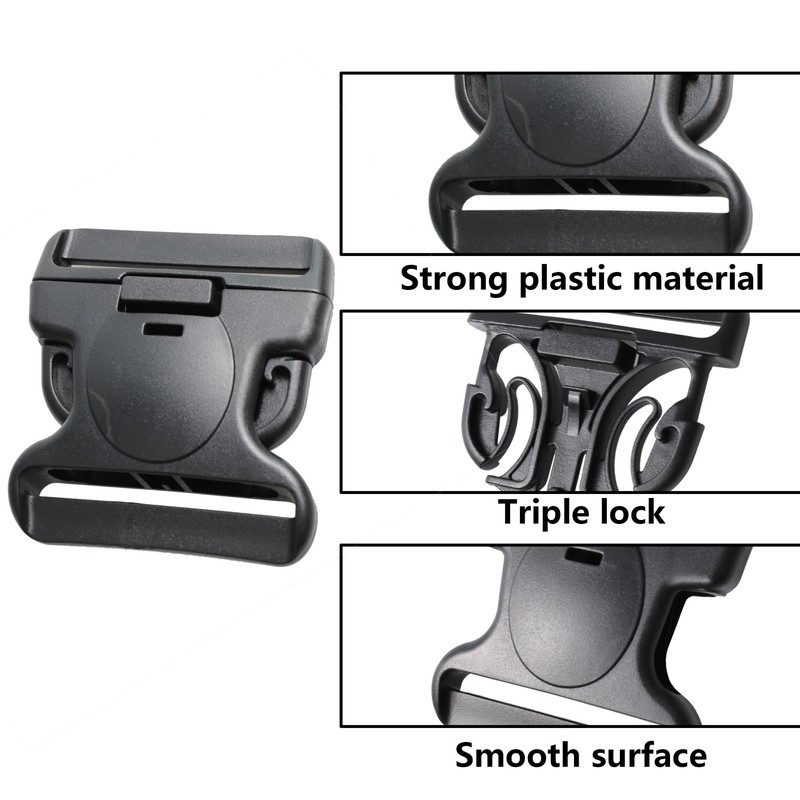 pson 4PCS 2.36 Inch Heavy Duty Quick Release Buckle, Buckle