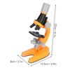 Kids Microscope Kit LED 1200X Microscope with Specimen Slides Science
