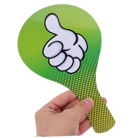 SHINEOFI Thumbs Up Thumbs Down Paddles Yes No Paddles Signs Green Red True False Paddles Answer Paddles for Classroom Voting Teacher Classroom Event Supplies