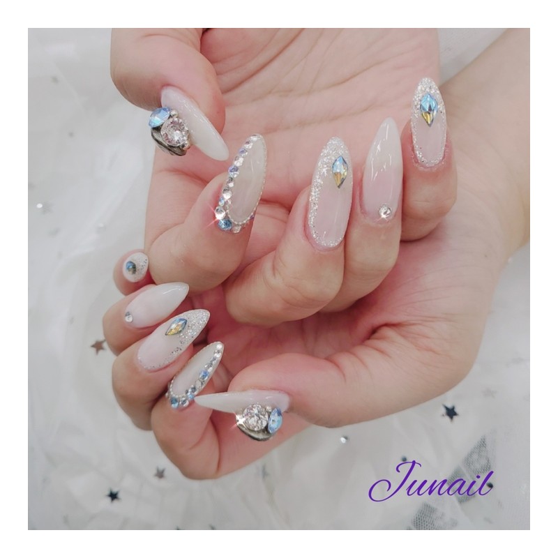  Invitation handmade nail tips ✨ - Long Oval /