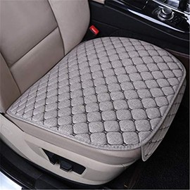 Nicole Knupfer Car Seat Cushion Seat Covers Universal Seat Covers Front Seat Covers and Rear Seat Covers (Grey, Front Seat)