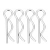 Akozon R Clips Splint Securing Pin Mounting Clip Bright Galvanised