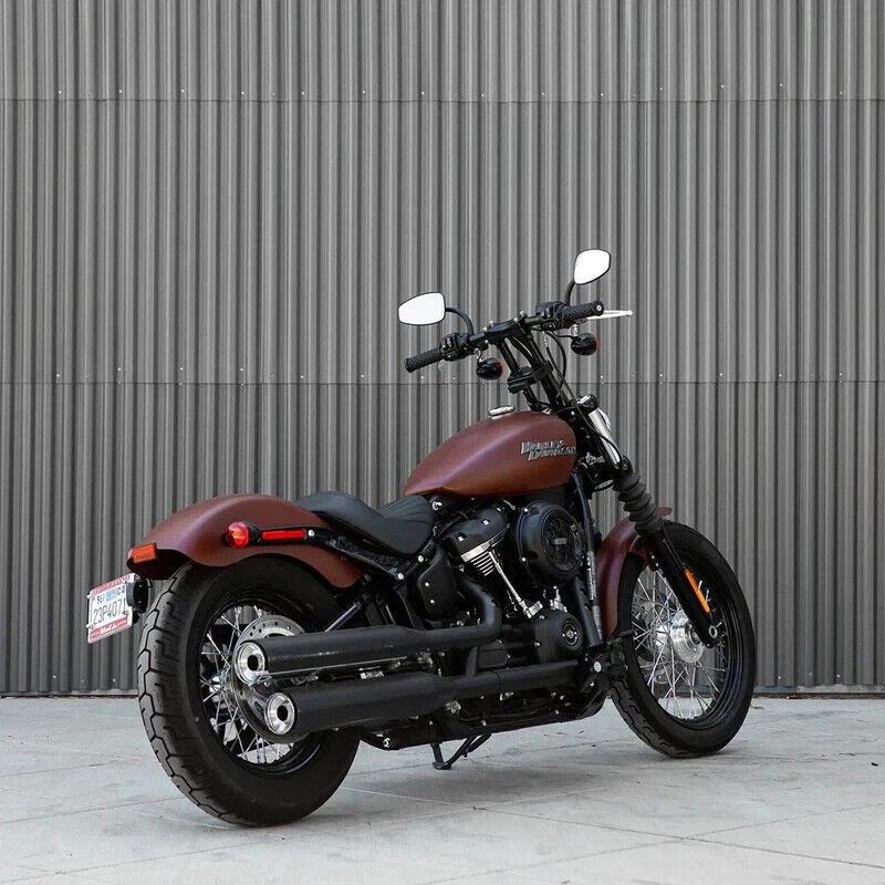 Biltwell Black Moly Zero Drag Bars TBW Handlebars Harley Dyna