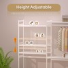 Cozivolife Over The Washer and Dryer Storage Shelf Bamboo,5 Tiers