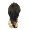 Cosplay Wigs Mixture Dark Brown guradyie-syon Semi Long Medium Men's