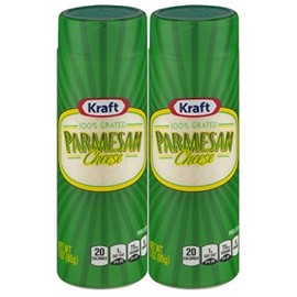 Kraft Grated Parmesan Cheese, 3 Oz (Pack of 2)