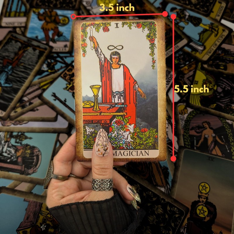 Witchy Cauldron Large Tarot Cards –Based on The Classic Rider