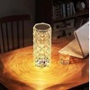 N\A 16 Color Changing Crystal Diamond Table Lamp,Touch Control Bedside
