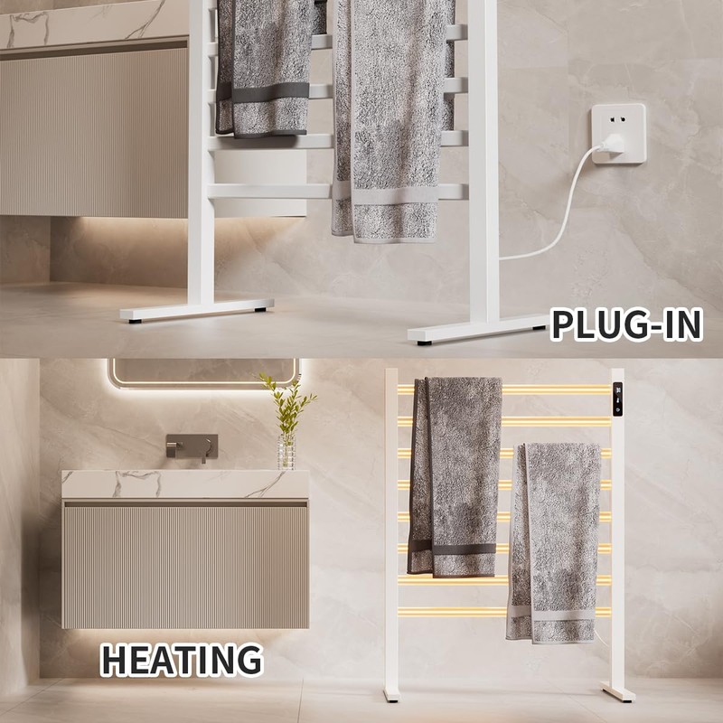 Towel Warmers for Bathroom, Heated Towel Racks for Bathroom, with