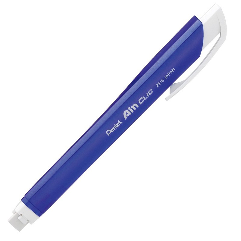 Pentel holder eraser Ain click XZE15-MC 5 pcs set metal