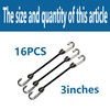 YELIER Mini Bungee Cords with Hooks. Small Bungee Cords with