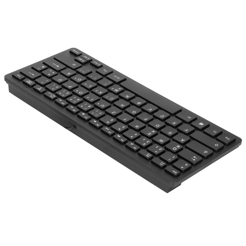 Computer Keyboards Ergonomic Design UltraThin Mini Durable Wired 78 Keys