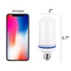 6W E26 LED Flame Effect Light Bulb - 4 Modes