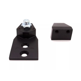 Global Door Arch/Vistawall Style Offset Bottom Pivot Set, Non-Handed in Duronodic #TH1109-DU