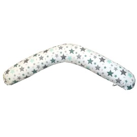 Emi&Sam Nursing Pillow 170 cm Pregnancy Positioning Pillow Nursing Pillow Cover Replacement Cover (Cover Only) 20th Stars Mint