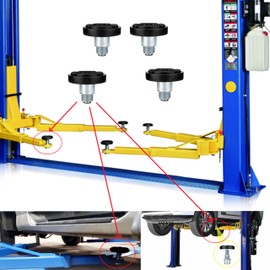 4 Car Lift Rubber Tray Heightening Feet Plus High Leg Pads Shaft Diameter 35mm