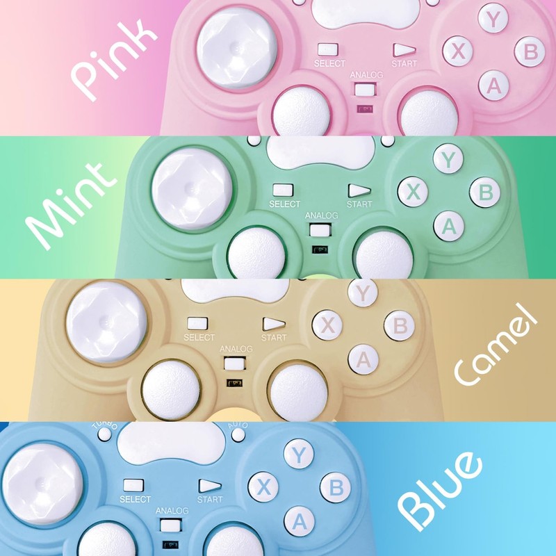 Allone ALG-PCCBL Controller, Wired for PC, Blue, Width 6.5 x