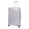 CAPASTEC Suitcase Cover, Carrying Bag, Clear, Transparent, Waterproof, Scratch-Resistant, Thick,