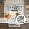 Fkereg Valances for Windows with Boho Tassels, Small Farmhouse Kitchen