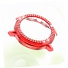 Levemolo Watch Protective Case Double Row Rhinestones Lightweight Watch Shell