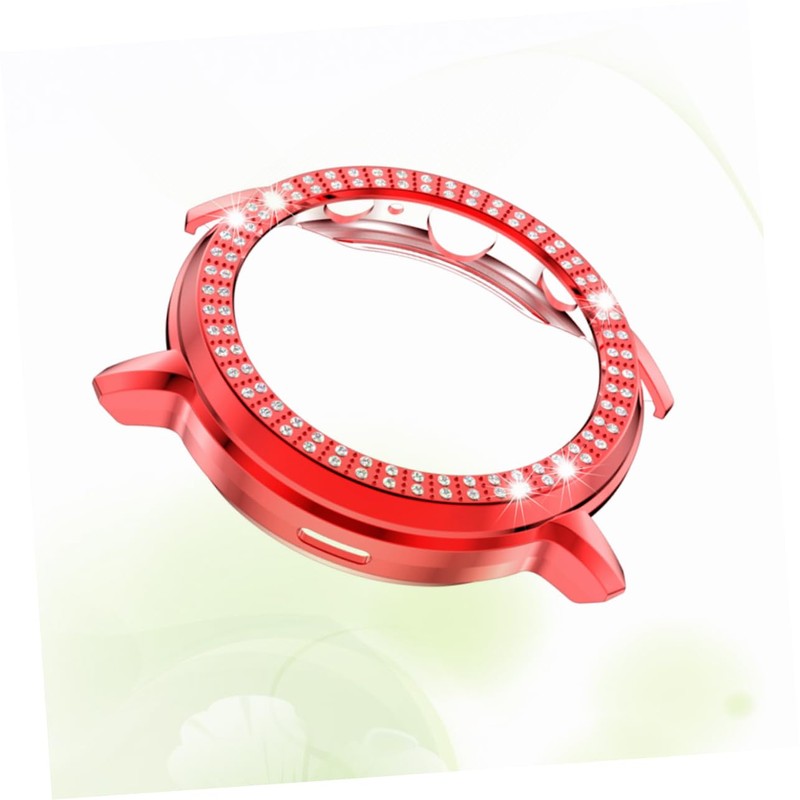 Levemolo Watch Protective Case Double Row Rhinestones Lightweight Watch Shell