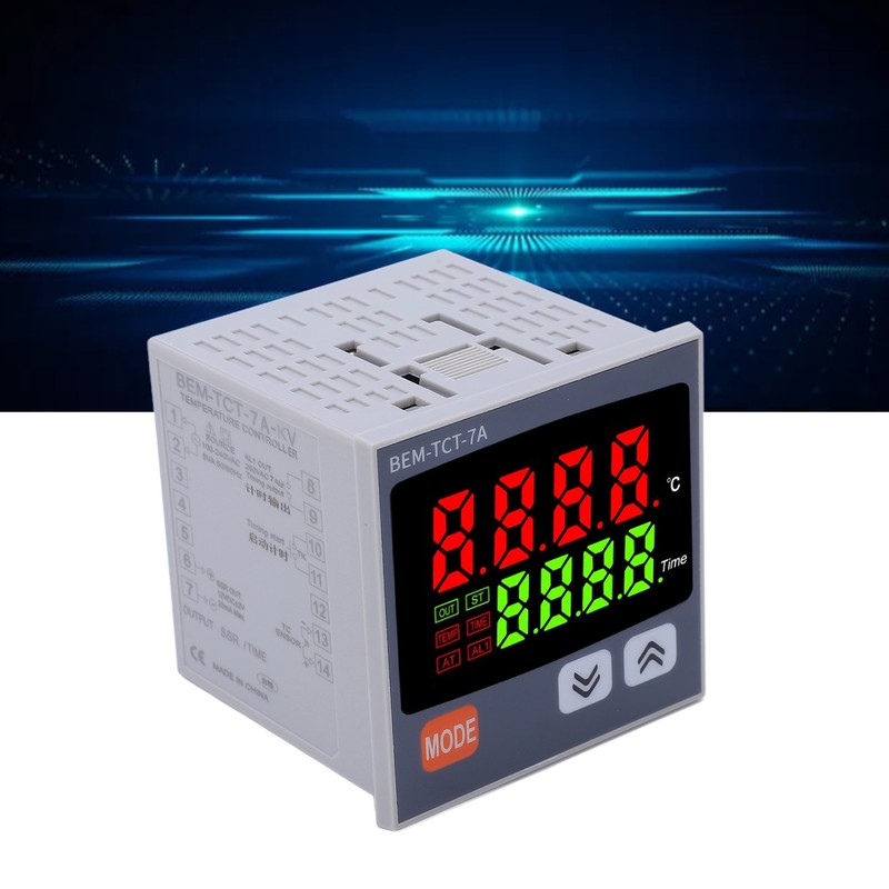 Thermostat Time Digital Display K Type Input Multifunctional Thermostat for