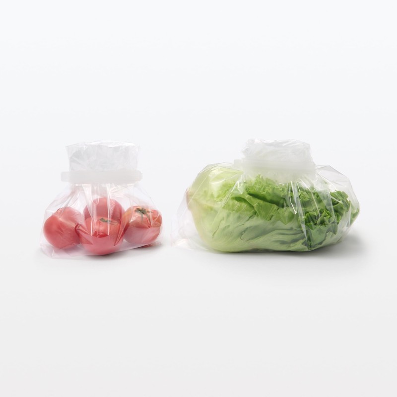 MUJI 44314302 Polyethylene Bags to Keep Fresh Vegetables and Fruits,