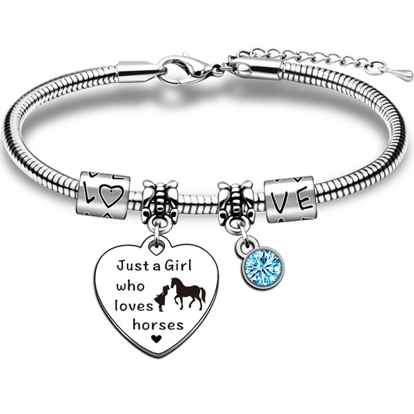 JMIMO Horse Bracelet Horse Gifts for Girls