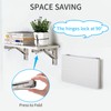 YUMORE Folding Shelf Brackets 12", Max Load: 330lb Heavy Duty