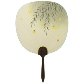 Shiomi Fan 2724 Fan Tsuyu Grass (Hotaru) 9.4 x 14.6 inches (24 x 37 cm)