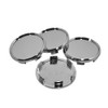68/63 mm Wheel Centre Cap Hub Cap Universal Chrome Grey
