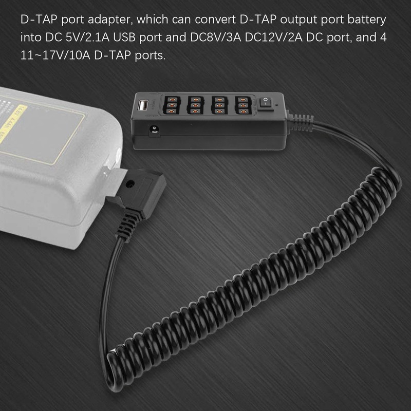 DTAP Male Port to 4 DTAP and 2 DC Female