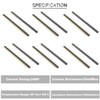Youmile 20pcs Round Male and Female Pin Headers 2.54mm 0.1"