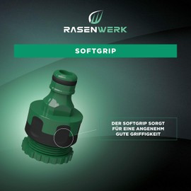 RASENWERK® - Garden hose connectors and couplings.